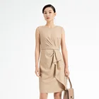 Short Short Office Dresses Women Formal 2021 Summer New Elegant Temperament Short Sleeve Dress Suit