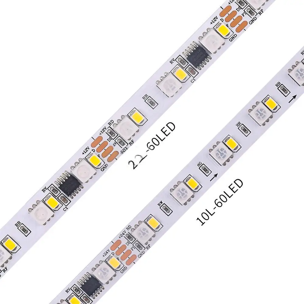 24V 5050RGBW Illusionary Color Light Strip for Wedding Banquet Halls Discontinued Flow LED Strip Consumer Electronics Product