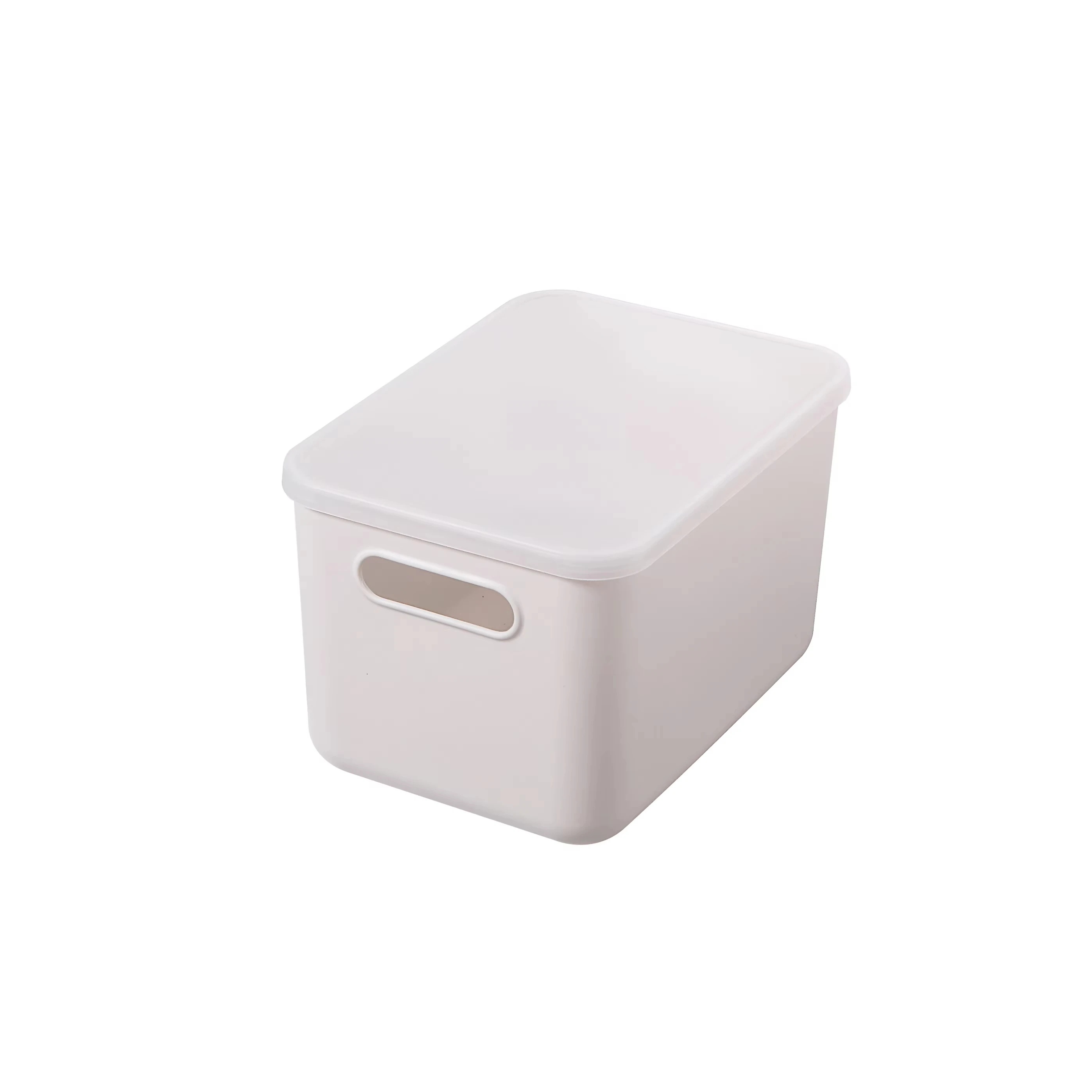 New Fashion Hand-held Portable Snacks Storage Box Desktop Clothes Baskets Stackable Storage Containers With Lid