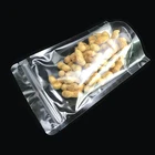 Bags Seeds Packaging Food Ziplock Biodegradable Transparent Bags For Red Dates Melon Seeds Biscuits