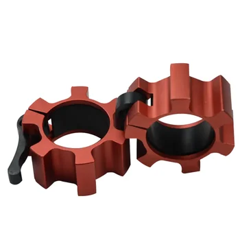 High-Quality Durable Aluminum Alloy Oly Barbell Collar Clamps for Secure and Reliable Weight Locking
