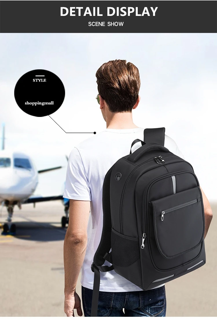 Designer Anti-Theft Day Pack Rucksack Men Women Travel Business 17" Laptop Bags