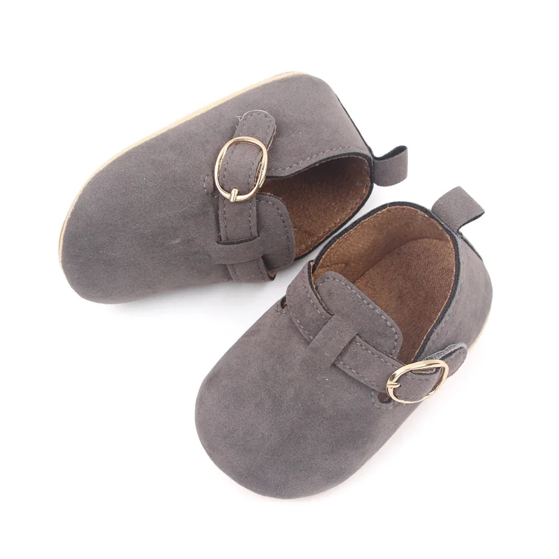 Unisex Soft PU Sude Material Anti-slip Baby Boy Shoes Toddler Newborn Girl Shoes manufacture