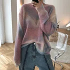 Wool Sweater Kingsun Custom Mohair Wool Sweater Mohair Laine Pull Colorful Print Knitwear