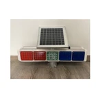 Waterproof Double Side Red Blue Led Police Solar Road Warning