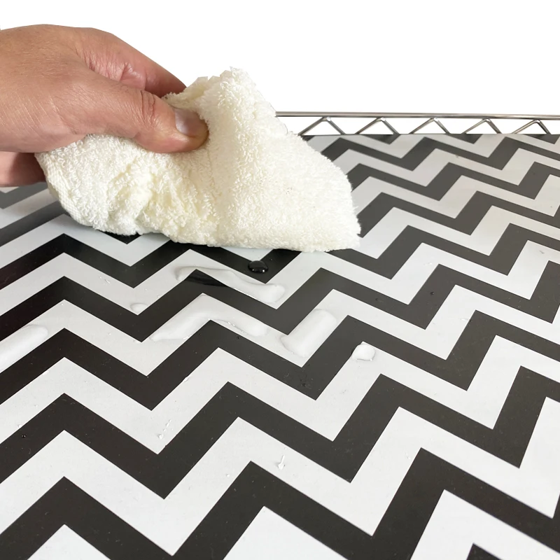 PP Eco-friendly Wire Shelf Liners Non-slip Drawer Liners for Household Food Grade