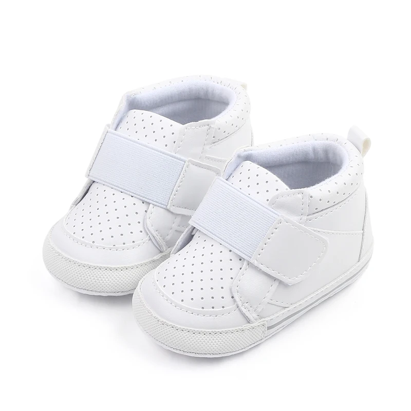 Spring and Autumn 0-1 Year Old Baby Shoes High Top Line with Baby Walking Sports Shoes manufacture