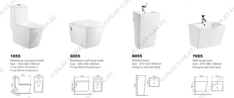 Square Design Bathroom Suites Wc Toilet Bowl Sets One Piece Toilet Sets And Basins