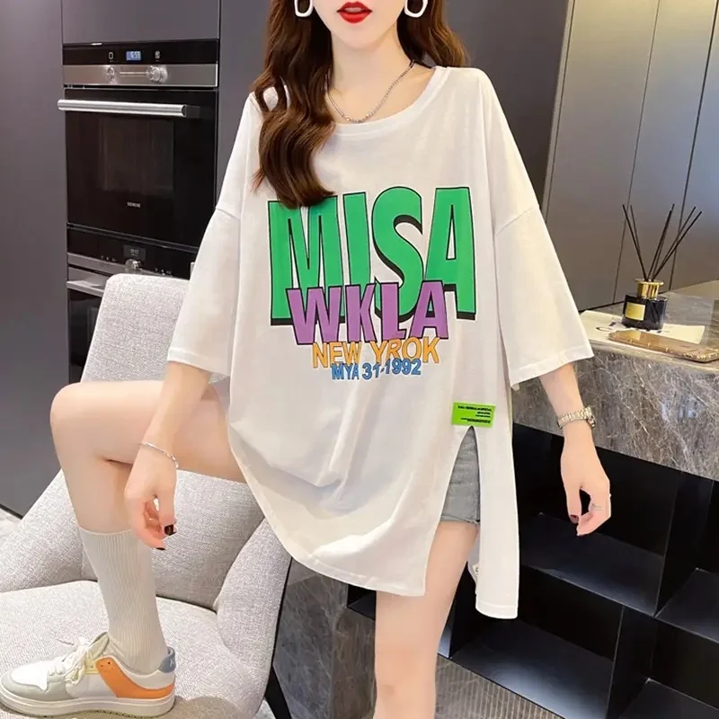 Woman T-Shirt ins Style Cute Cartoon top Loose Short-Sleeved T-Shirt Kawaii Clothes