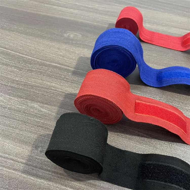 Fight Boxing Wraps Logo Customer Request Length Boxing Hand Wrap Roller
