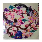Window Sticker Get Married With Decorative Fence Privacy Laser Window Decoration Paper-Cut Sticker
