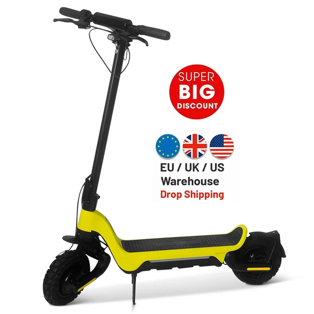 Foldable 48v 15ah 1400w S9 PLUS e scooter off road dual suspension 10 inch adult electric scooter EU