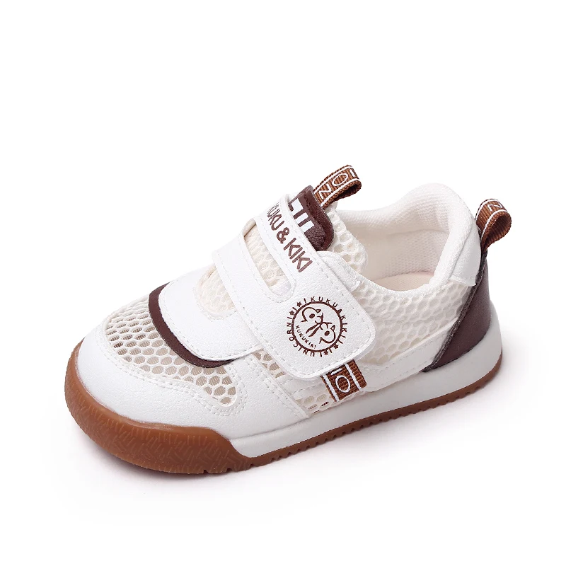 Spring and Summer Children's Sports Mesh Shoes Hollow Breathable Soft Sole Single Mesh Toddler Shoes supplier