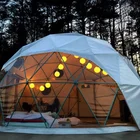 Tent Price Easy Installation 850g PVC Waterproof Cover Glamping Luxury Hotel Dome Tents
