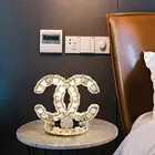 Cc Lamp Design Luxury Crystal Light CC LED Table Lamp For Make Up
