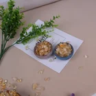 Topaz Wholesale Natural Polished Topaz Crushed Stone Hand Engraving Folk Crafts For Decoration