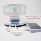 Fan Charging Fan Outdoor USB Charging Multi-function Desk Lamp Folding Student Dormitory Office Small Fan Solar Fan