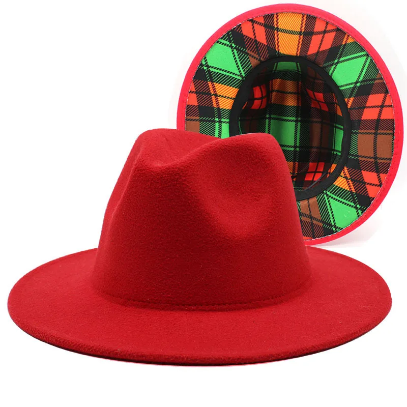 buffalo plaid fedora