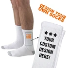 Socks Custom YY-003 Made Your Own Customise Crew Socks Custom Logo Custom Socks Men Socks Custom
