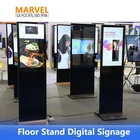 Lcd Stand Display Advertising Display Lcd Screen 43 55 Inch Lcd Floor Stand Advertising Player Touch Media Display Monitor Equipment Digital Signage Totem