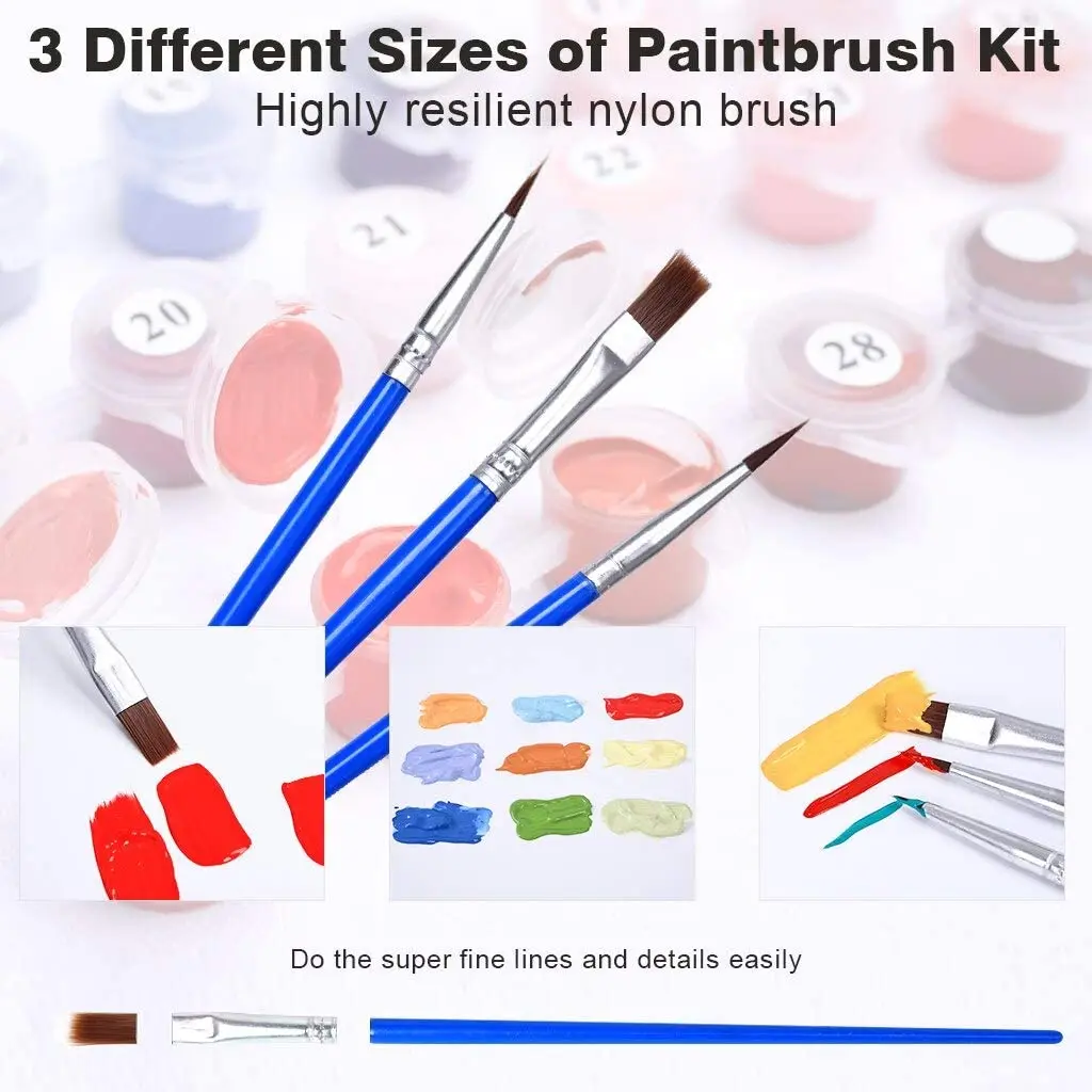 High Quality Paint by Number for Adults Animal ,Paint by Number Kits on Canvas with Brushes DIY Oil Painting by Number H775af780953a4a1f9a271892bfe4ae5c8
