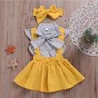 Kids Clothes Casual Kids Young Girls Suspender Dress Toddler Polka Dot Kids Clothes Children Girls Dresses