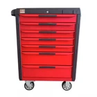 Heavy Duty Tool Truck Hot Pin 7 Drawer Tool Truck Garage Storage Rolling Cabinet