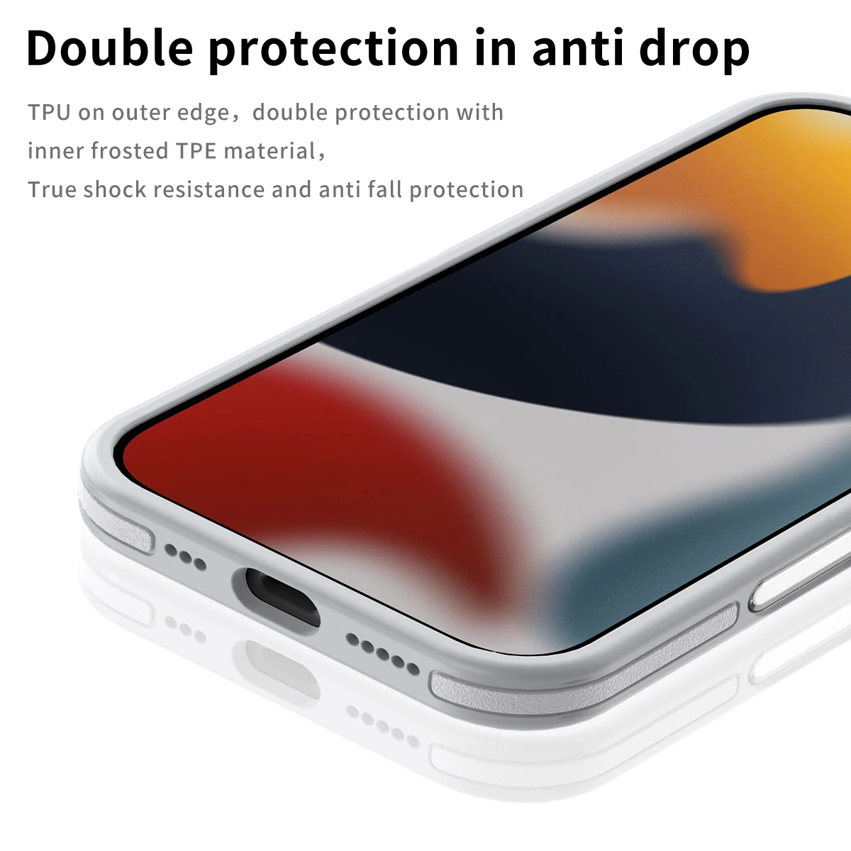 product dual tone skin texture shockproof matte hard pc tpu custom phone cover for iphone 17 pro max 16 15 pro with strong magnetic-6