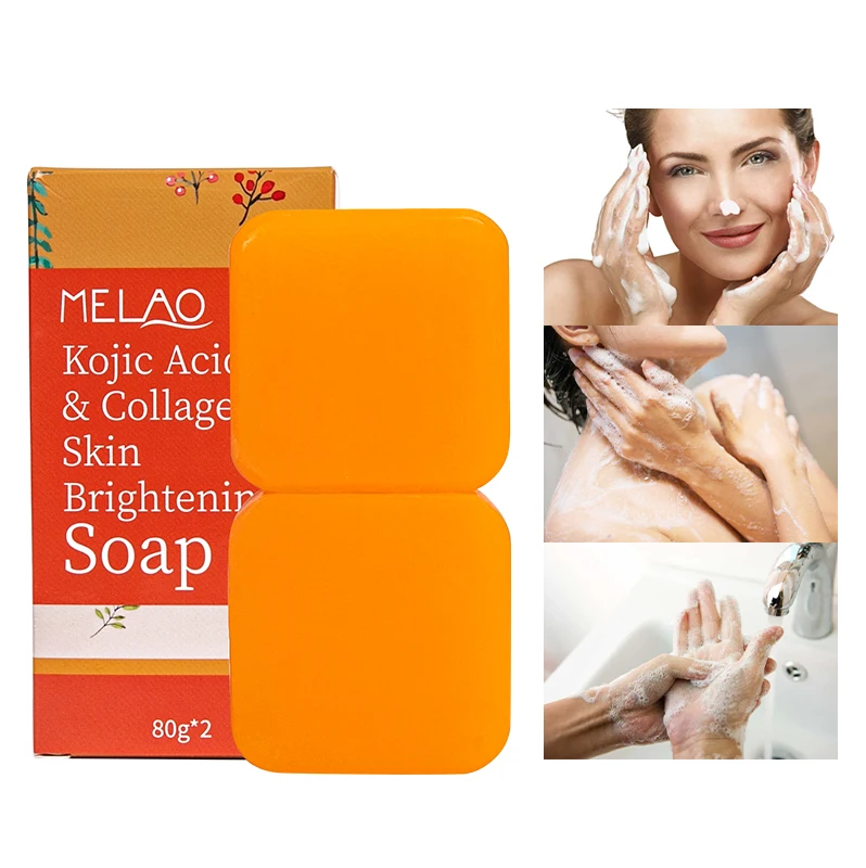 Wholesale Natural Organic Whitening bath Handmade Kojic Acid Soap for body Lightening deep clean kojic acid soap wholesale