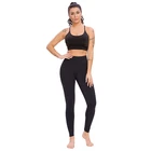 Sportswear Hot Sexy 2 Pieces Sport Bra Yoga And Pant Highwaist Active Wear Yoga Set Gym Sportswear