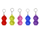 Wholesale Amazon Push Sensory Keychain Mini Bang Fun Fidget Simple Dimple Toy For Kids Adults