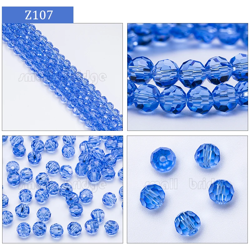 product 3 4 6 8mm austria round facet crystal beads for jewelry making bracelet diy accessories glass spacer loose beads-36