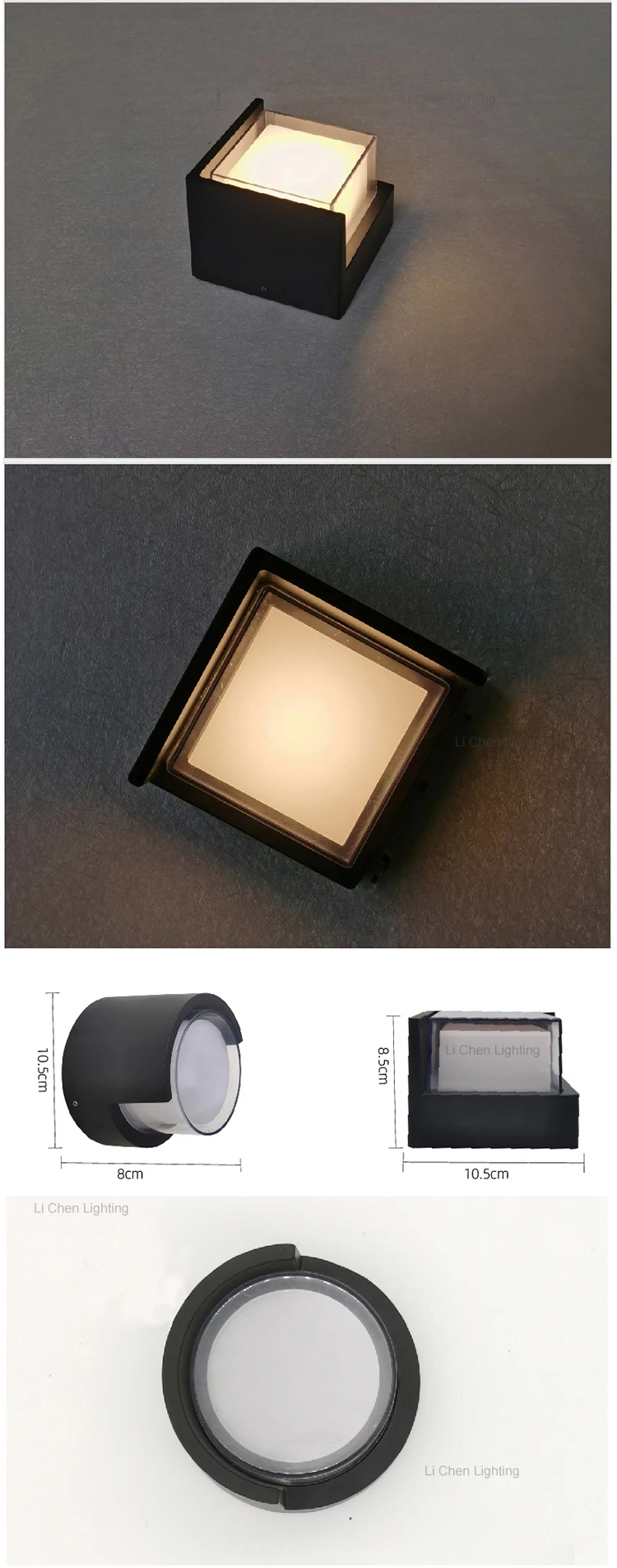 bd11 modern wall mounted lamp outdoor corner ip65 waterproof wall light garden house courtyard lighting -2