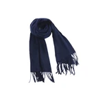 Wool Scarf High Quality Pure Color Plaid Wool Scarves Winter Warm Luxury Wool Scarf Shawls Women