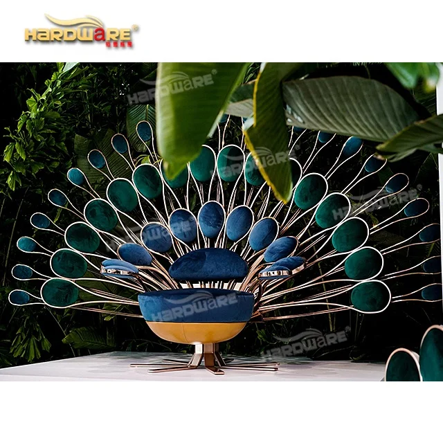 peacock design chair