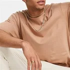 Wholesale Summer Shirts Plain Blank Oversized High Quality 100% Cotton Custom T Shirts For Men