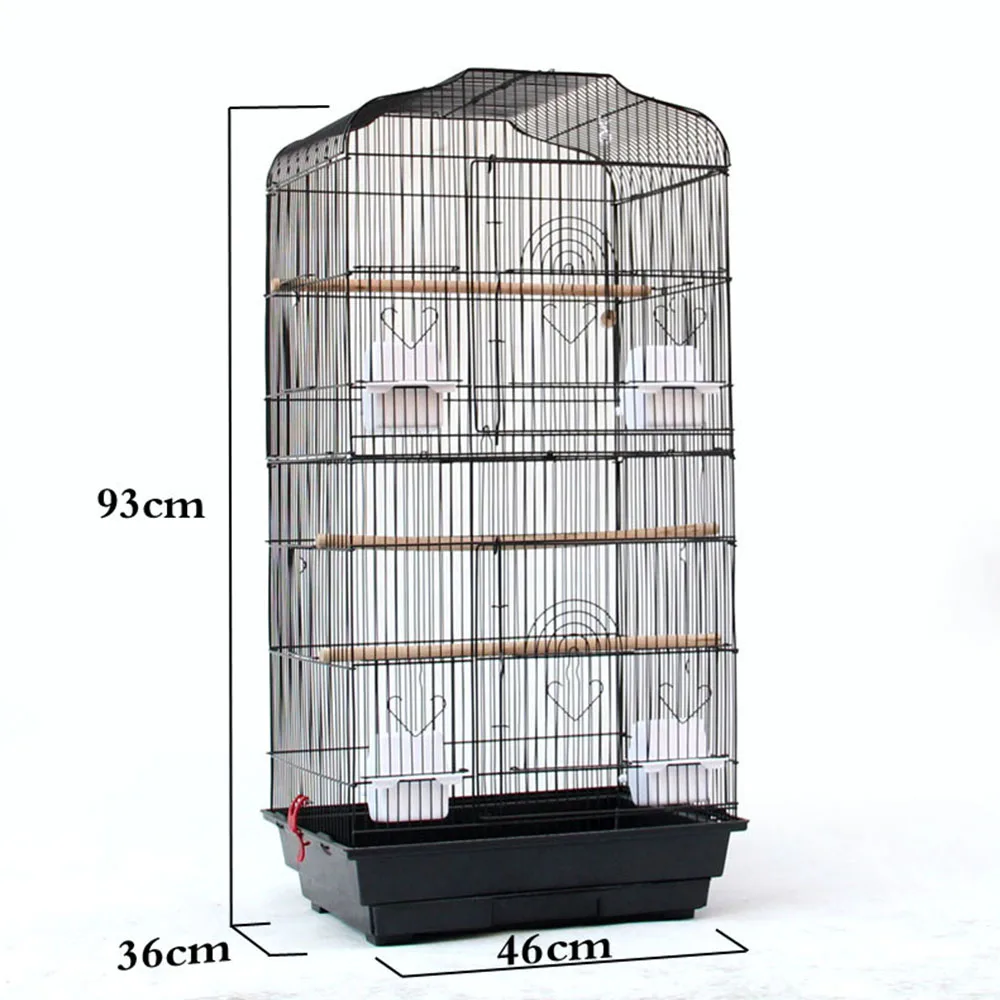 dimension of steel wire bird cage