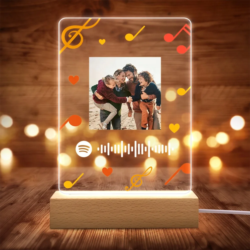 led spotify plaque