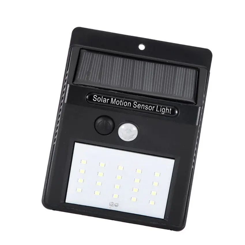 COYOLED Black Outdoor Wireless Solar Garden Lights IP65 luminaria Motion Sensor Light Led Wall Lamp Solar Wall Mounted Light