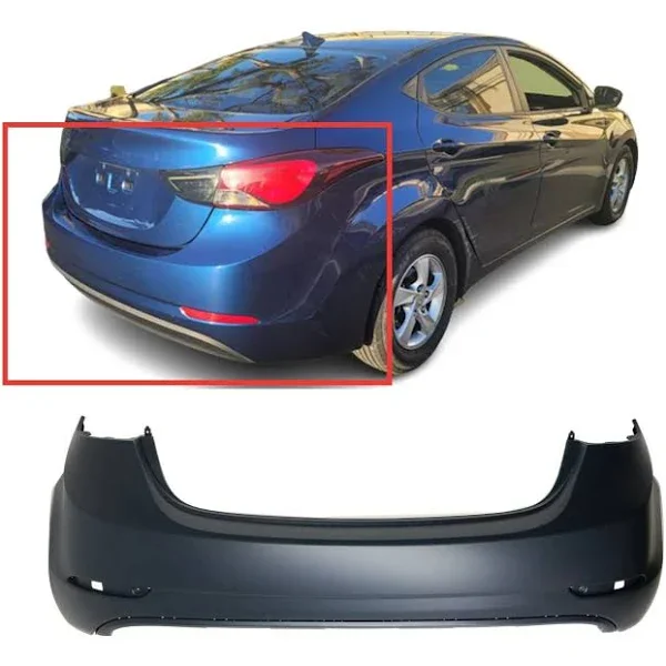 product hoge kwaliteit auto bumper bescherming schelpen voor 2016 hyundai elantra voorbumper 86511 f2000 auto achterbumper afdekking gegrond-35