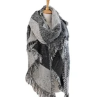 Amazon Sale Winter Tassel Scarf Luxury Warm Thick Shawl For Women