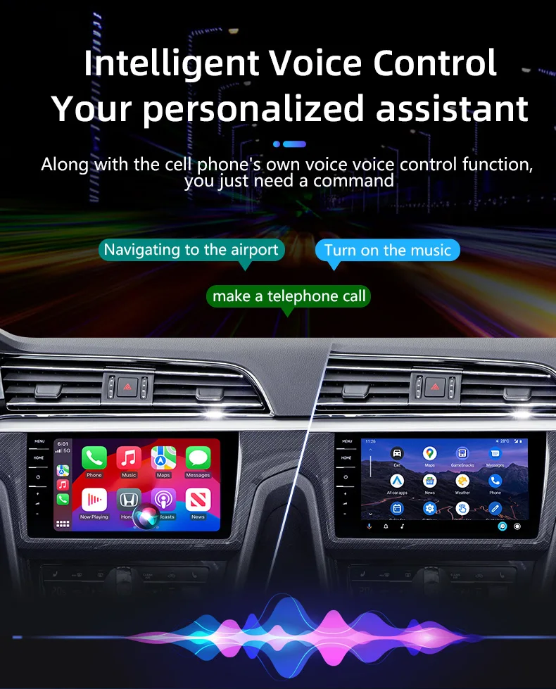 WOOBOOBOX Z1F Original car screen wired CarPlay/Android Auto to wireless CarPlay/Android Auto CarPlay Ai Box