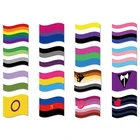 Pride Wholesale Stock Flying 3x5ft 100% Polyester Big Rainbow Lesbian LGBT Gay Pride Flag