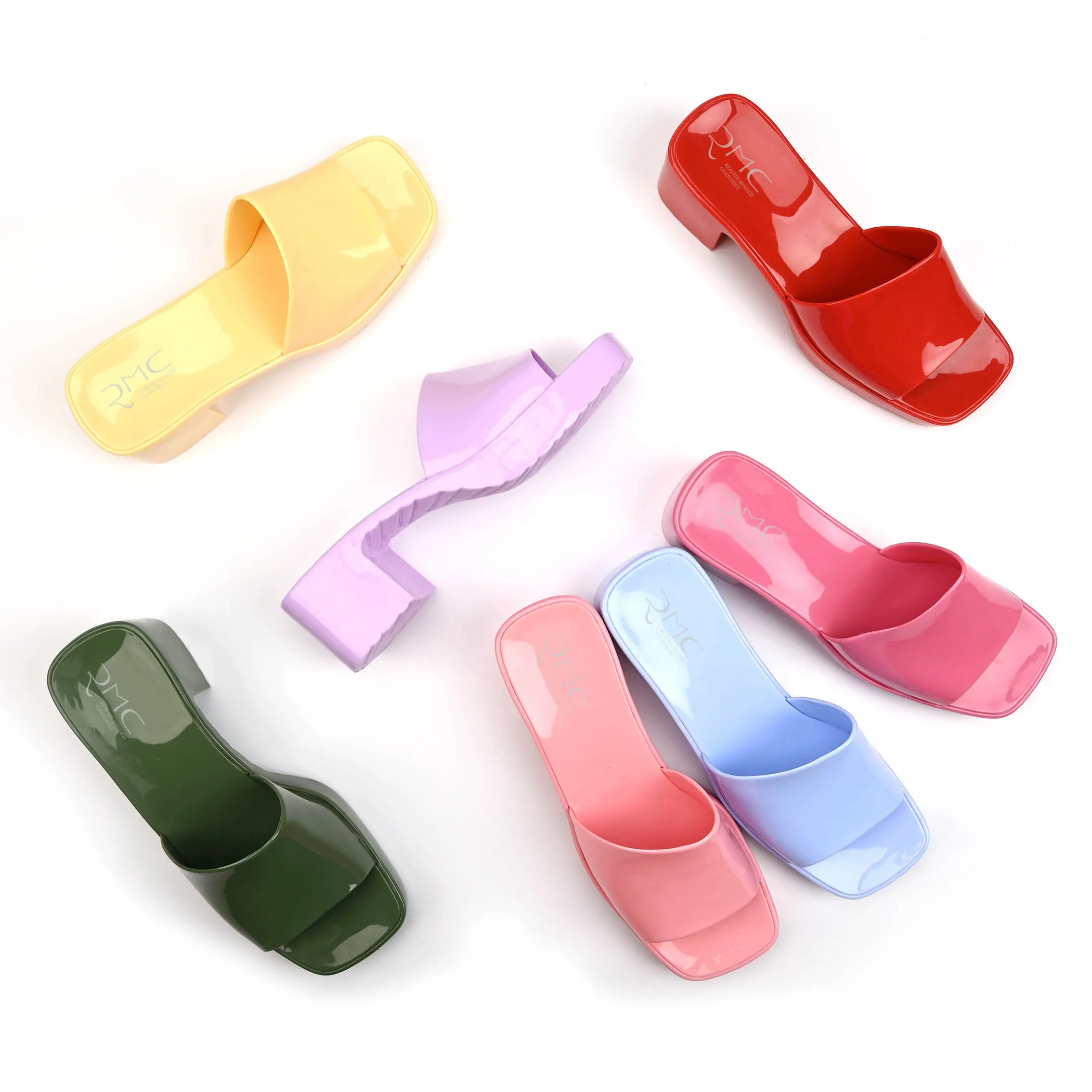 plastic platform shoes
