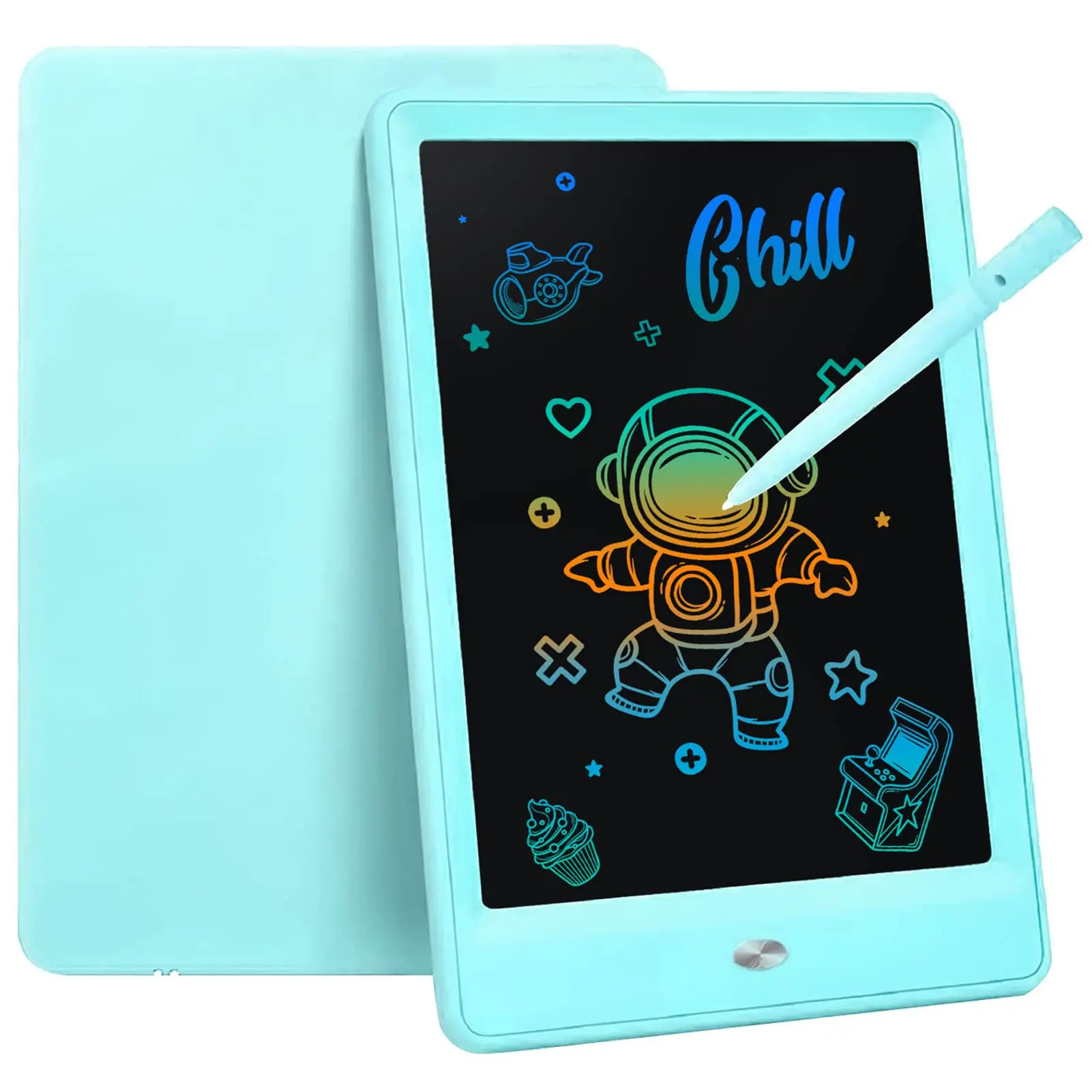 Erase Button LCD Writing Tablet,Colorful Screen Electronic Writing Board Doodle Pads Drawing Board Gifts for Kids 10inch 
