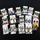 Hoop Dylam Wholesale Fashion Resin Crystal Statement Gold Hoop Jewelry Earings For Women 2020 Earrings Women