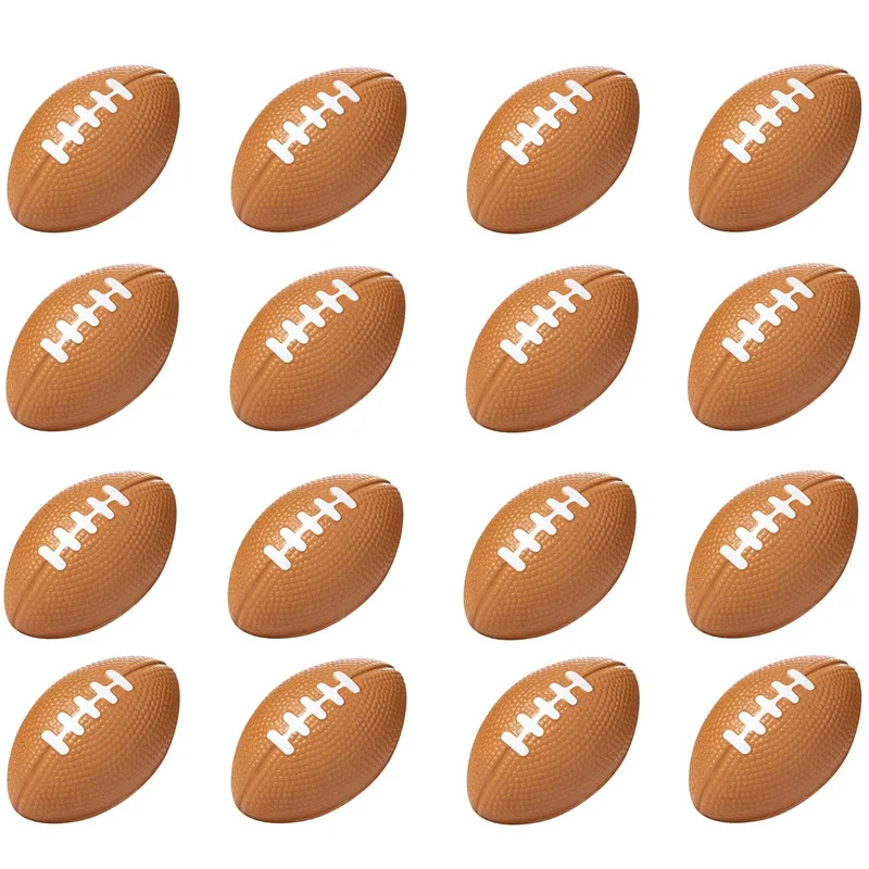 Custom Mini Football Stress Ball - Foam Sports Ball for School Carnival, Party Bag Gifts, Christmas Filler 4