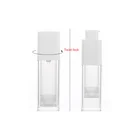 Airless 15ml Airless Bottles 15Ml 20ml 30Ml 50MlL Airless Square Lotion Bottle With Twist Lock Pump