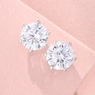 Earrings Earrings Simple Silver Jewelry 925 Earrings Small Tiny Zircon Stud Earrings