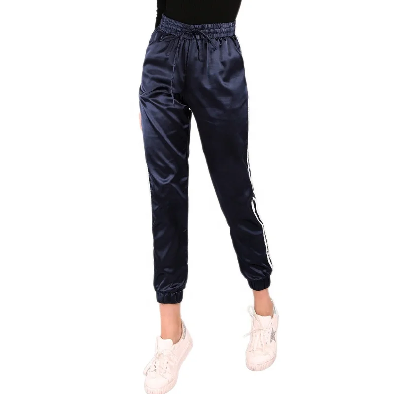 Women Elegant Luxy Satin Pants 